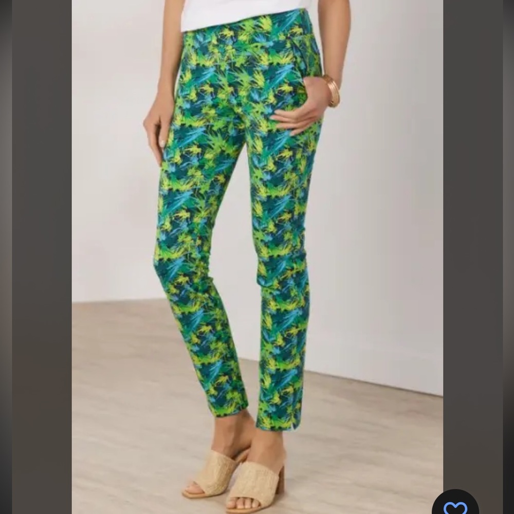 Soft Surroundings Superla Stretch Pull-on Palmas Skinny Ankle Pants Size XS